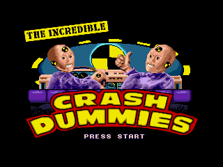 Game Incredible Crash Dummies, The (Sega Mega Drive - gen)