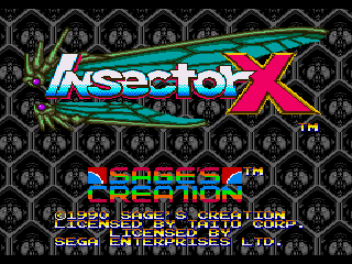 Game Insector X (Sega Mega Drive - gen)