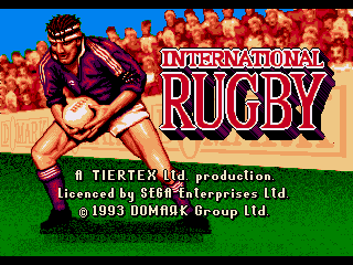 Game International Rugby (Sega Mega Drive - gen)