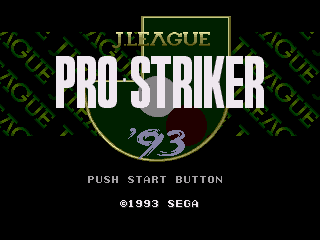 Game J. League Pro Striker (Sega Mega Drive - gen)