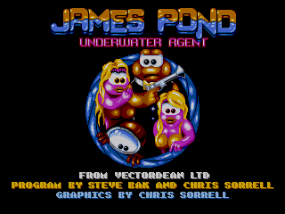 Game James Pond - Underwater Agent (Sega Mega Drive - gen)