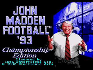 Game John Madden Football 