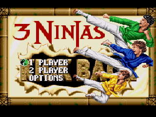 Game 3 Ninjas Kick Back (Sega Mega Drive - gen)
