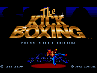 Game Kick Boxing, The (Sega Mega Drive - gen)