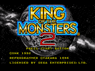Game King of the Monsters 2 (Sega Mega Drive - gen)