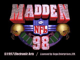 Game Madden NFL 98 (Sega Mega Drive - gen)