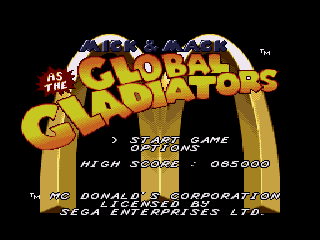 Game Mick & Mack as the Global Gladiators (Sega Mega Drive - gen)