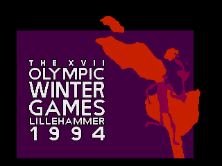 Game Olympic Winter Games - Lillehammer 94 (Sega Mega Drive - gen)