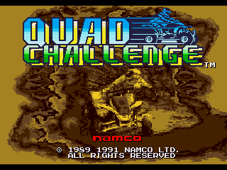 Game Quad Challenge (Sega Mega Drive - gen)