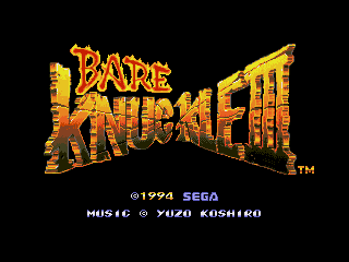 Game Bare Knuckle III (Sega Mega Drive - gen)