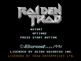 Game Raiden Trad (Sega Mega Drive - gen)