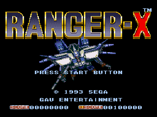 Game Ranger-X (Sega Mega Drive - gen)