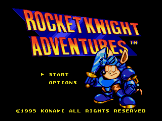 Game Rocket Knight Adventures (Sega Mega Drive - gen)