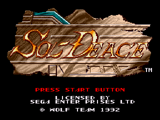 Game Sol-Deace (Sega Mega Drive - gen)