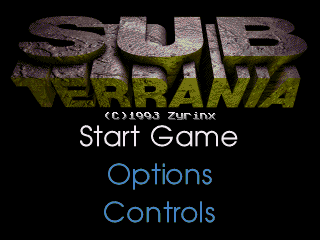 Game Sub-Terrania (Sega Mega Drive - gen)
