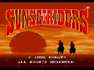 Game Sunset Riders (Sega Mega Drive - gen)