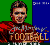 Game Joe Montana (Game Gear - gg)