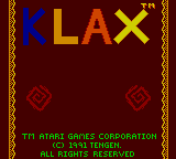 Game Klax (Game Gear - gg)