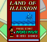 Game Land of Illusion Starring Mickey Mouse (Game Gear - gg)