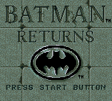 Game Batman Returns (Game Gear - gg)