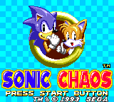 Game Sonic Chaos (Game Gear - gg)