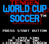 Game World Cup Soccer (Game Gear - gg)