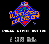 Game World Series Baseball (Game Gear - gg)