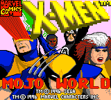 Game X-Men-Mojo World (Game Gear - gg)