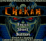 Game Chakan (Game Gear - gg)