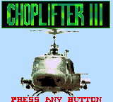 Game Choplifter III (Game Gear - gg)