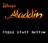 Game Aladdin (Game Gear - gg)