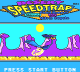 Game Desert Speedtrap - Starring Road Runner and Wile E. Coyote (Game Gear - gg)