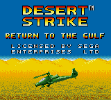 Game Desert Strike - Return to the Gulf (Game Gear - gg)