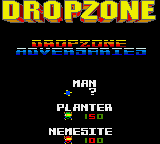 Game Drop Zone (Game Gear - gg)