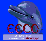 Game Ecco the Dolphin (Game Gear - gg)