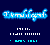 Game Eternal Legend (Game Gear - gg)