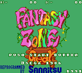 Game Fantasy Zone Gear (Game Gear - gg)