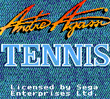 Game Andre Agassi Tennis (Game Gear - gg)