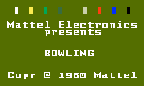 Game PBA Bowling (Intellivision - intv)