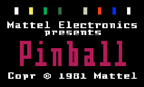 Game Pinball (Intellivision - intv)