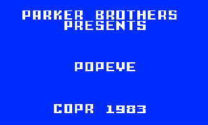 Game Popeye (Intellivision - intv)