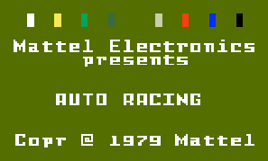 Game Auto Racing (Intellivision - intv)