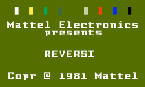 Game Reversi (Intellivision - intv)