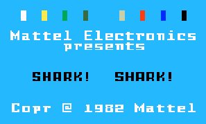 Game Shark! Shark! (Intellivision - intv)