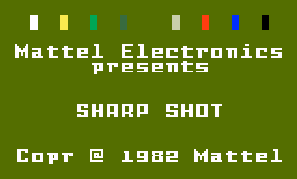 Game Sharp Shot (Intellivision - intv)