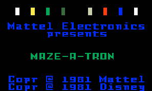 Game TRON - Maze-A-Tron (Intellivision - intv)
