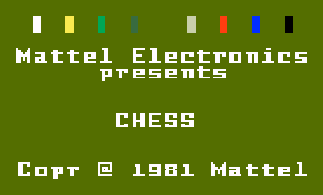 Game USCF Chess (Intellivision - intv)