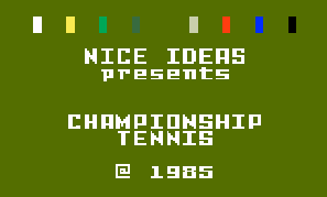 Game Championship Tennis (Intellivision - intv)