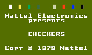 Game Checkers (Intellivision - intv)