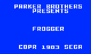 Game Frogger (Intellivision - intv)